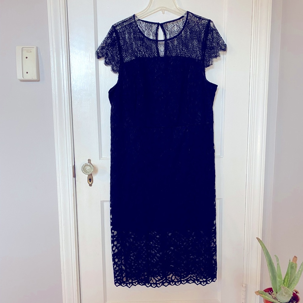 Lovely black lace Kensie dress XL